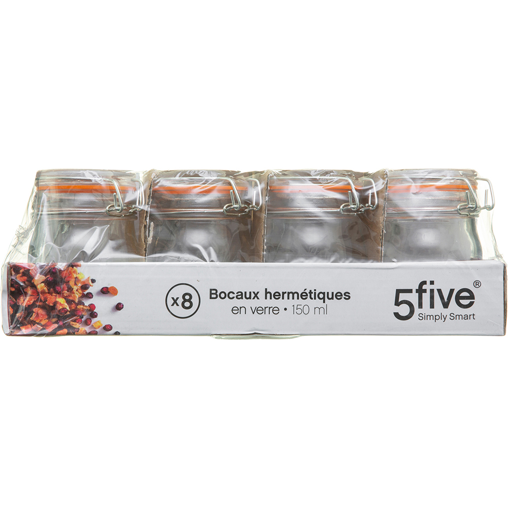 5five-glass-food-storage-jars-set-of-8-pieces-150ml