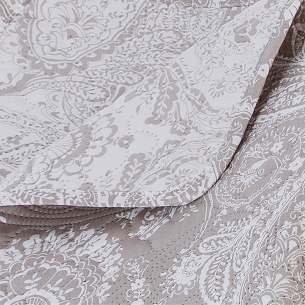 atmosphera-marie-polyester-bedspread-set-linen-beige-240cm-x-260cm