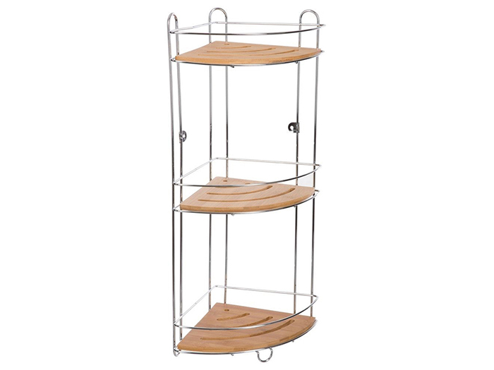 bamboo-and-metal-corner-shower-caddy-with-3-tiers