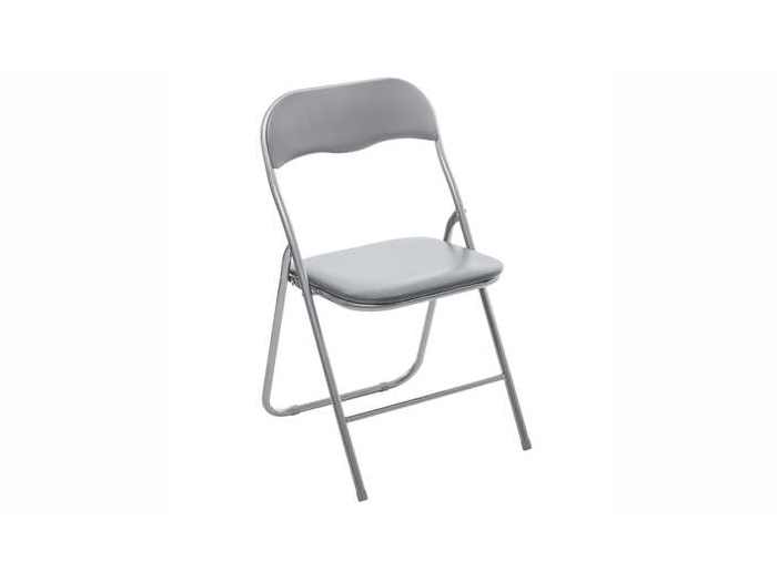 steel-structure-and-faux-leather-folding-chair-light-grey