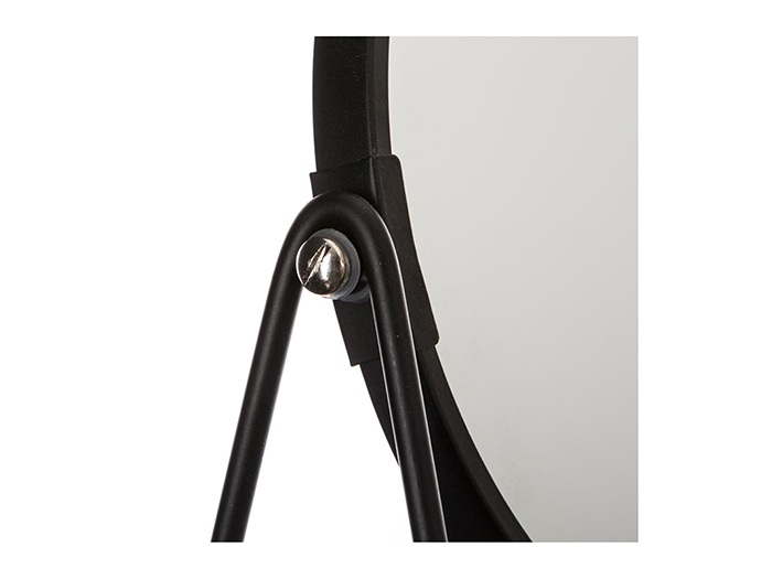 black-swinging-metal-mirror-on-stand-17-cm