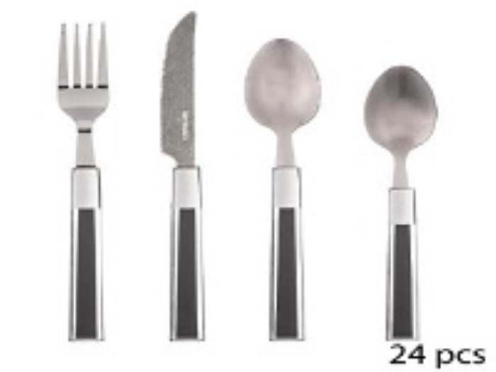 sg-secret-de-gourmet-tamaris-cutlery-set-of-24-pieces-black
