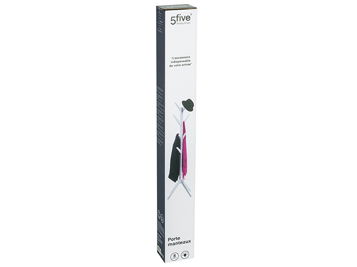 5five-wooden-8-hooks-coat-hanger-white-173cm