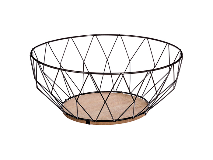 5five-diamond-fruit-basket-black-28cm