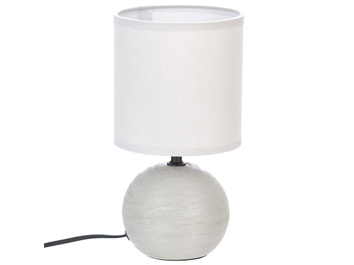 timeo-ball-table-lamp-with-shade-light-grey-13cm-x-25cm