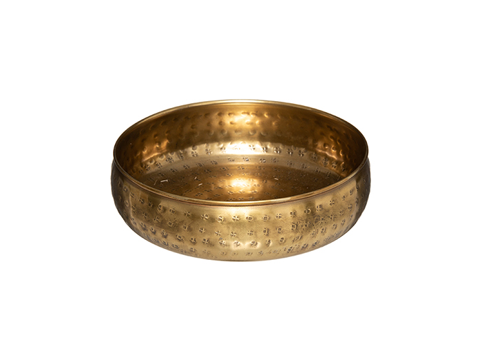 atmosphera-oasis-metal-decorative-bowl-gold-20cm-x-5-5cm