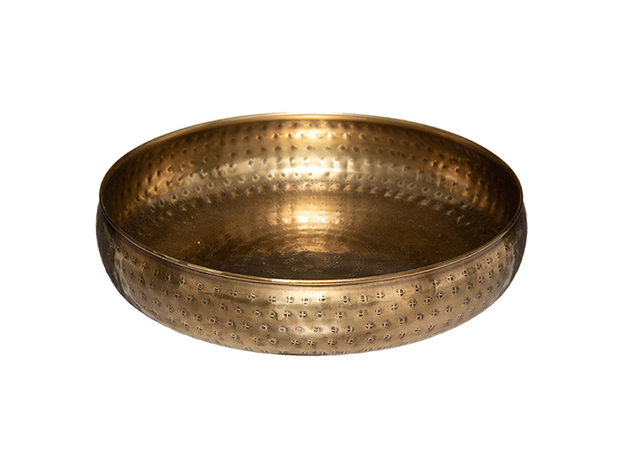 atmosphera-oasis-metal-decorative-bowl-gold-30-5cm-x-6-5cm