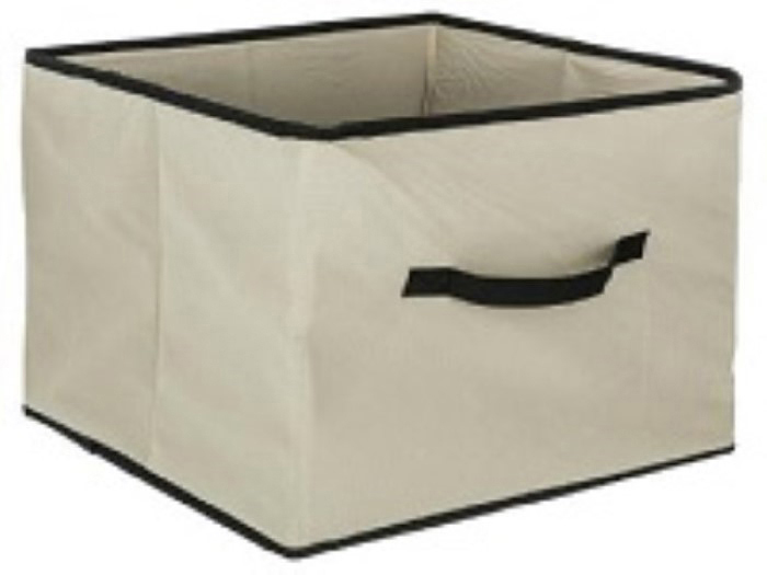 beige-foldable-fabric-storage-box-31cm-x-31cm