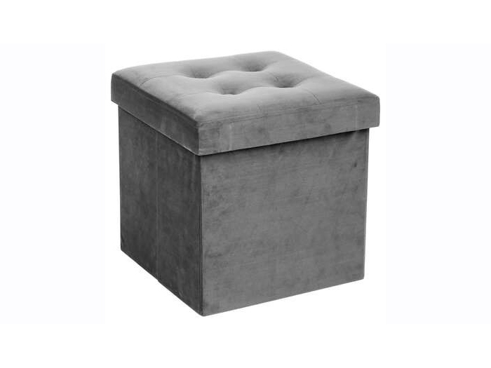 atmosphera-folding-ottoman-square-pouf-velvet-light-grey