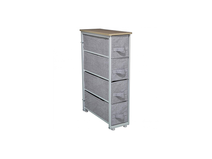 fabric-4-drawer-narrow-chest-grey-20cm-x-48cm-x-74cm-381