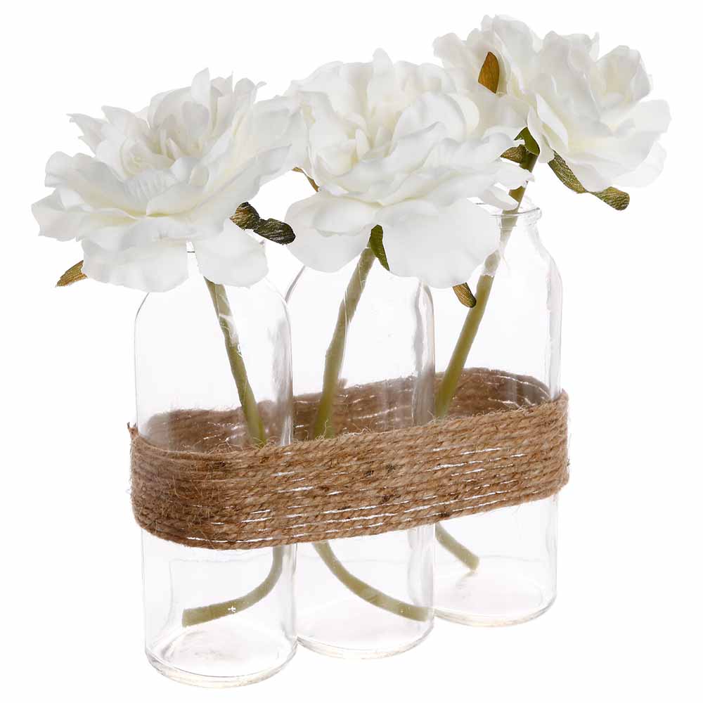 atmosphera-artificial-roses-in-glass-bottles-set-of-6-pieces