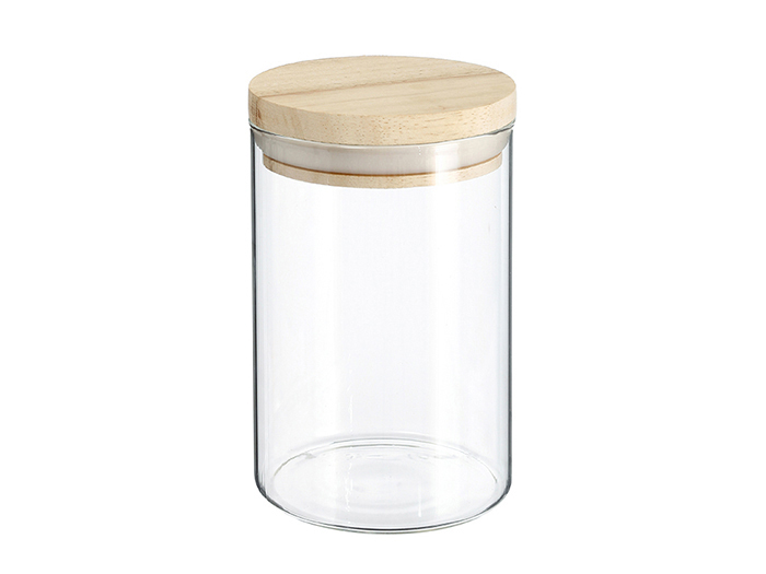 5five-glass-storage-jar-with-wooden-lid-600-ml