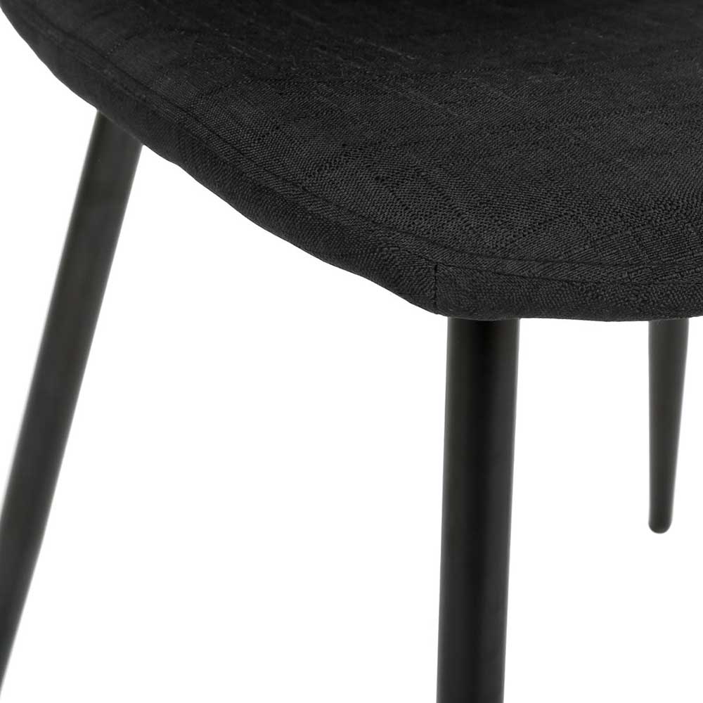 atmosphera-tyka-fabric-dining-chair-black