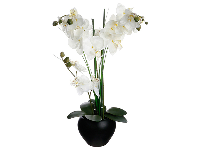 atmosphera-artificial-orchid-flower-in-cement-pot-white-53cm