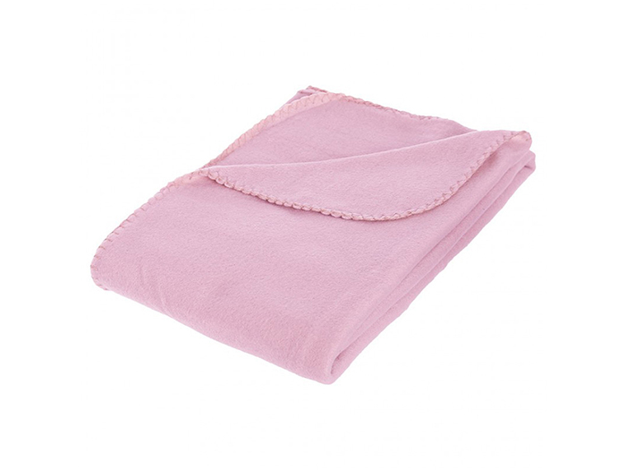 pink-polar-polyester-plaid-blanket-150cm-x-125cm