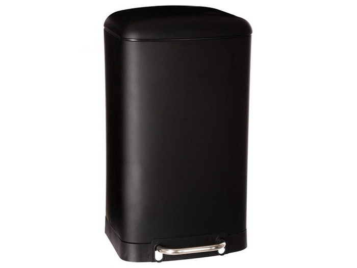 5five-metal-pedal-waste-bin-with-soft-closing-in-black-30l