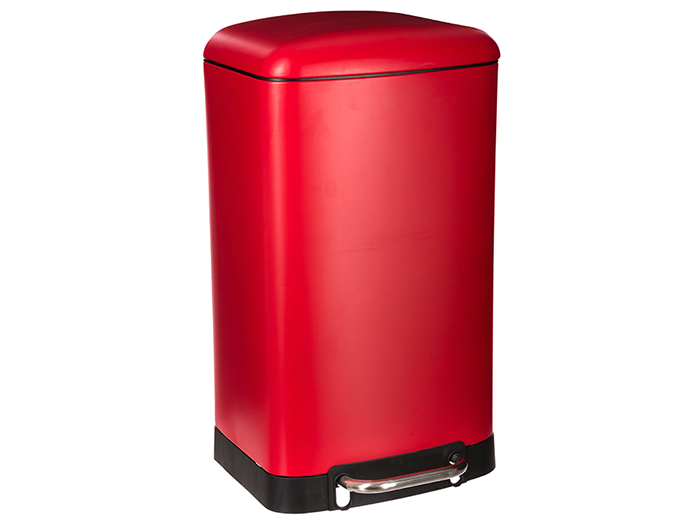 5five-ariane-waste-pedal-bin-red-30l-34cm-x-32cm-x-61cm