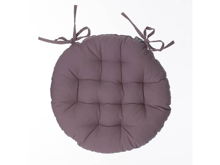 atmosphera-cotton-round-chair-seat-cushion-38-cm-taupe