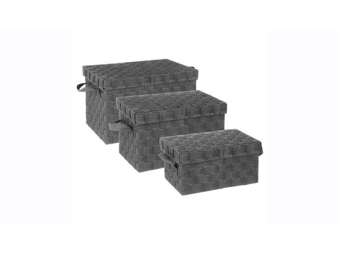 5five-square-design-storage-box-set-of-3-pieces-dark-grey