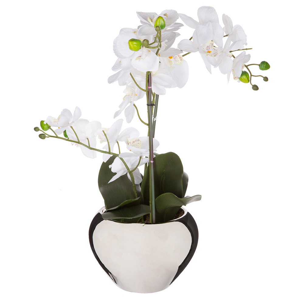 atmosphera-artificial-orchid-flower-in-ceramic-pot-2-assorted-colours