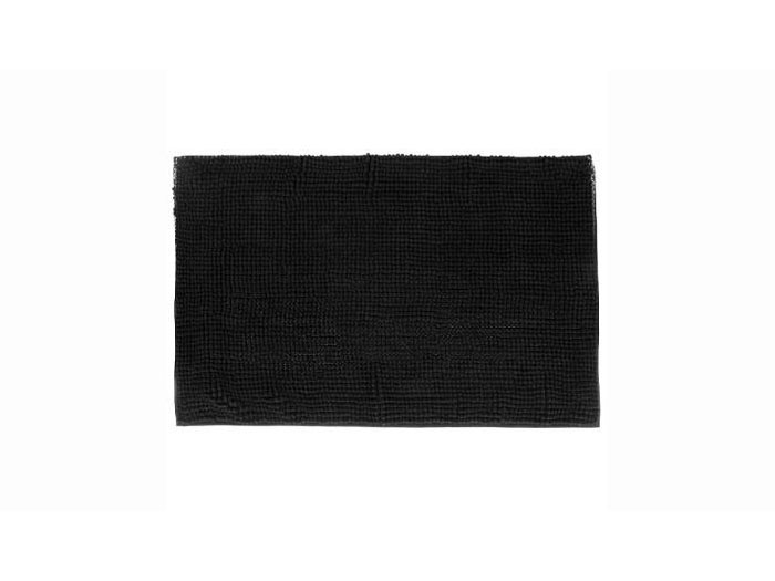 5five-black-chenille-bathroom-mat-50cm-x-80cm