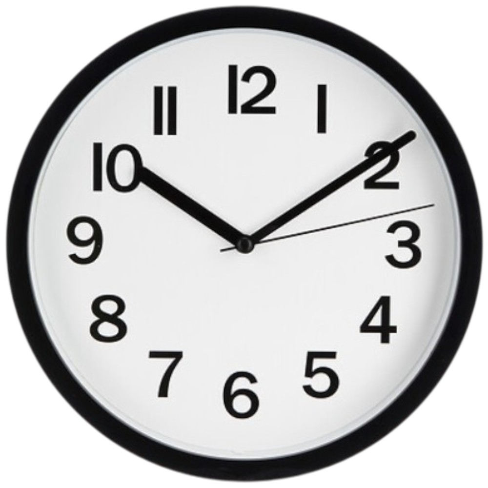atmosphera-plastic-clock-loly-4-assorted-colours-d22