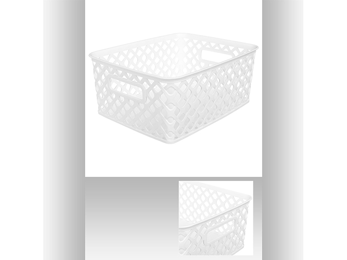 folk-white-perforated-storage-basket-25-5cm-x-19-5cm-x-10-5cm