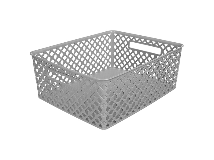 folk-grey-perforated-storage-basket-35-5cm