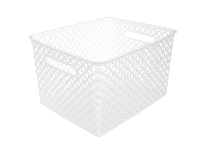 folk-perforated-storage-basket-white-37cm-x-20cm-x-22cm