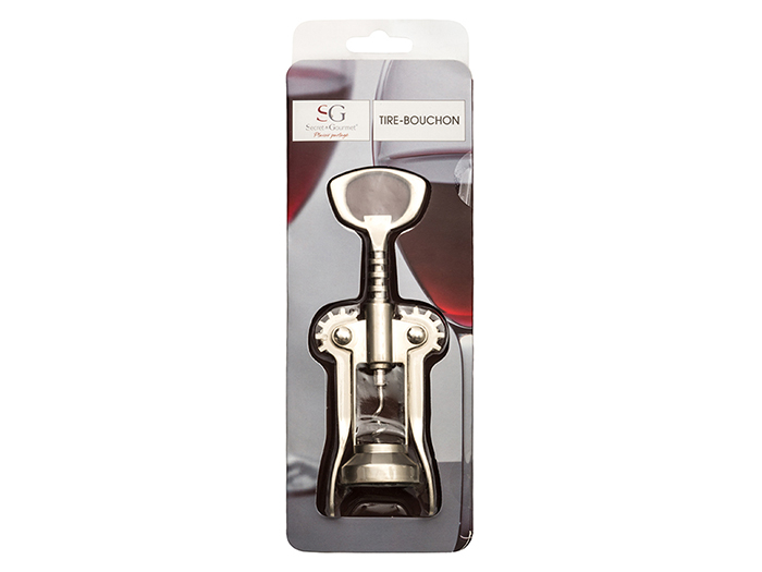 secret-de-gourmet-steel-classic-corkscrew-17cm