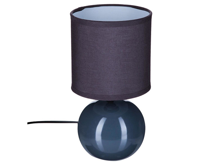 atmosphera-grey-round-ceramic-table-lamp-e14-bulb-not-included