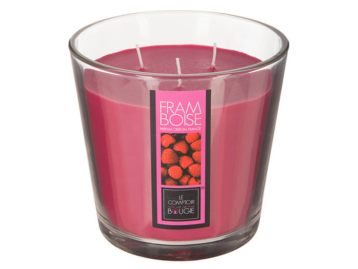 atmosphera-raspberry-glass-candle-500g