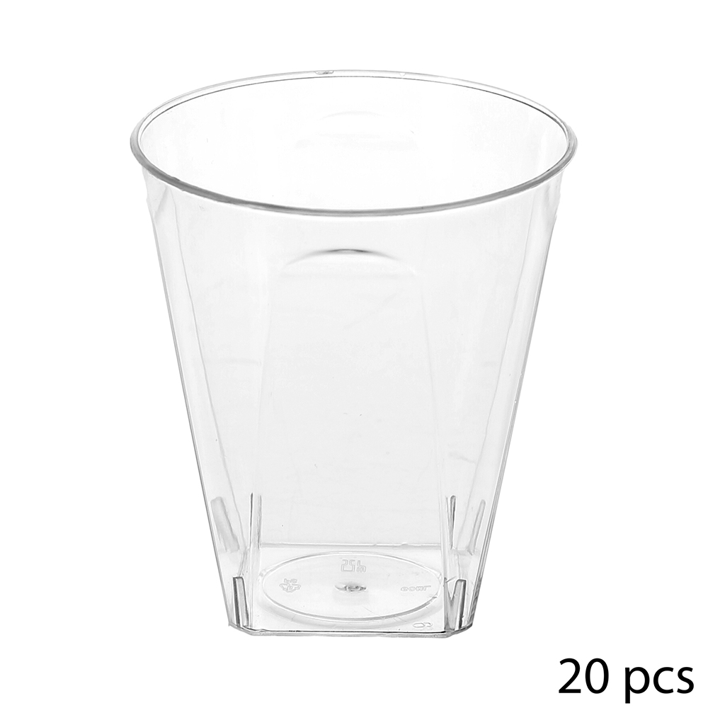 5five-reusable-plastic-cups-pack-of-20-pieces-60ml-transparent