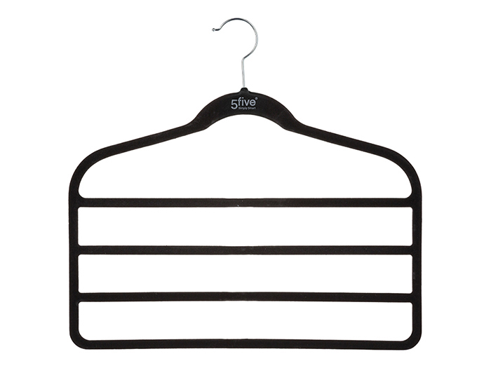 velvet-clothes-hanger-for-trousers-black-45-cm-set-of-2