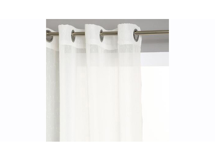 atmosphera-net-rayure-ivory-polyester-curtain-140-x-240-cm