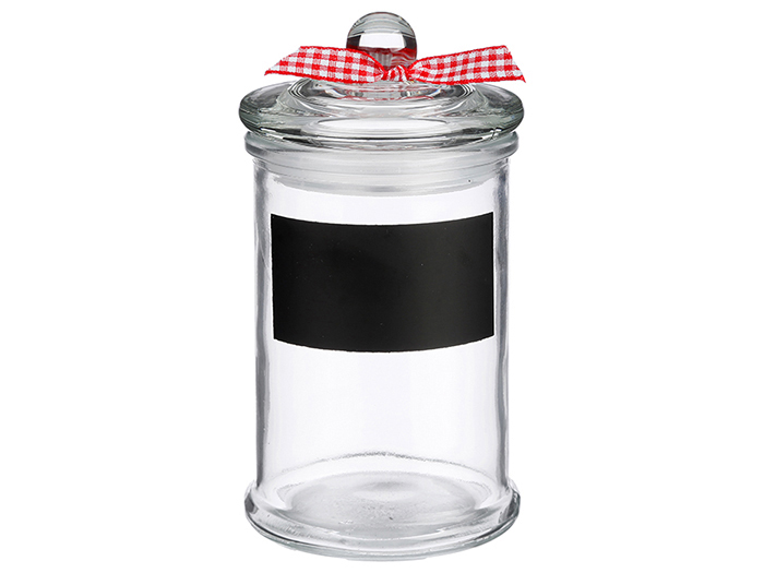 5five-glass-food-storage-jar-with-slate-label-350ml
