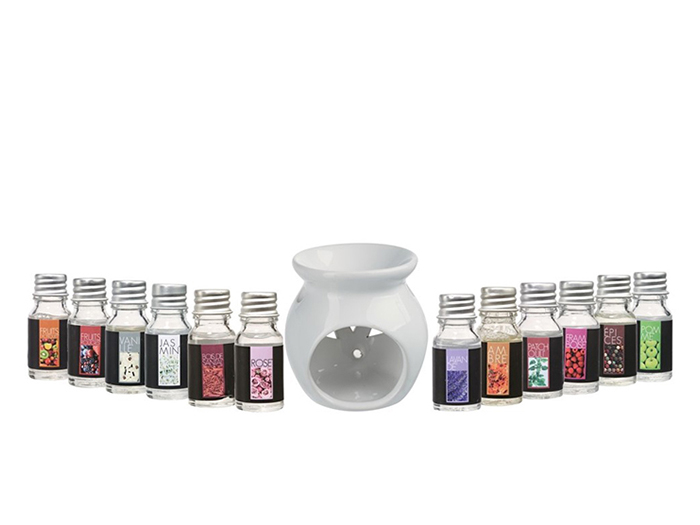 fragrance-oil-burner-set-of-13-pieces