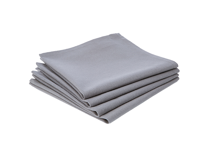 cotton-tea-cloths-set-of-4-pieces-grey-40cm-x-40cm