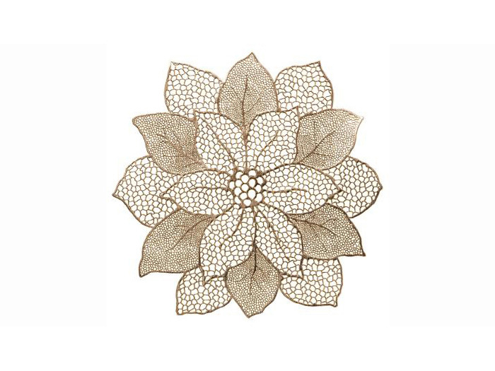 atmosphera-christmas-flower-table-place-mat-gold-44-cm