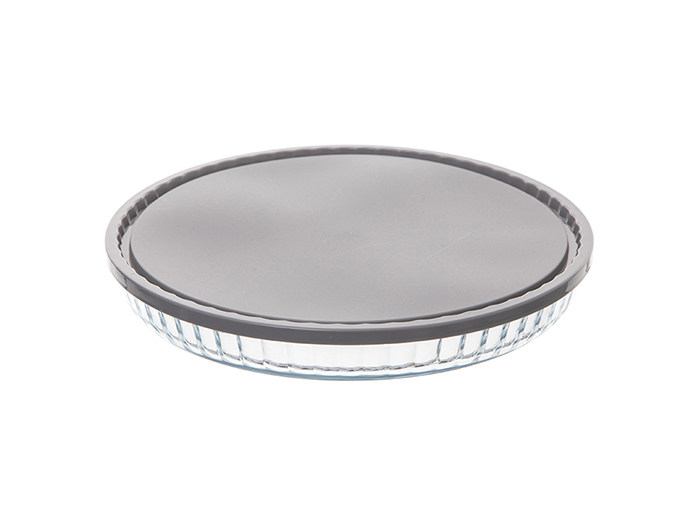 pie-glass-dish-with-grey-lid-27-cm