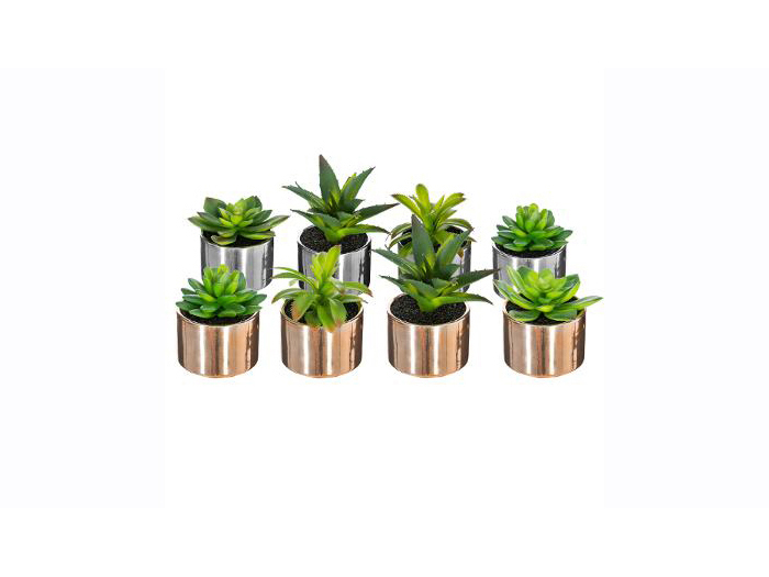 atmosphera-artificial-green-plant-in-shiny-pot-13-cm-4-assorted-designs