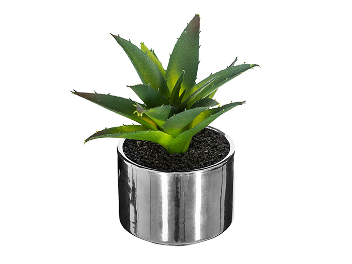 atmosphera-artificial-green-plant-in-shiny-pot-13-cm-4-assorted-designs