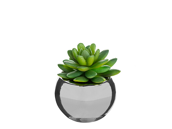 atmosphera-artificial-green-plant-in-shiny-pot-13-cm-4-assorted-designs