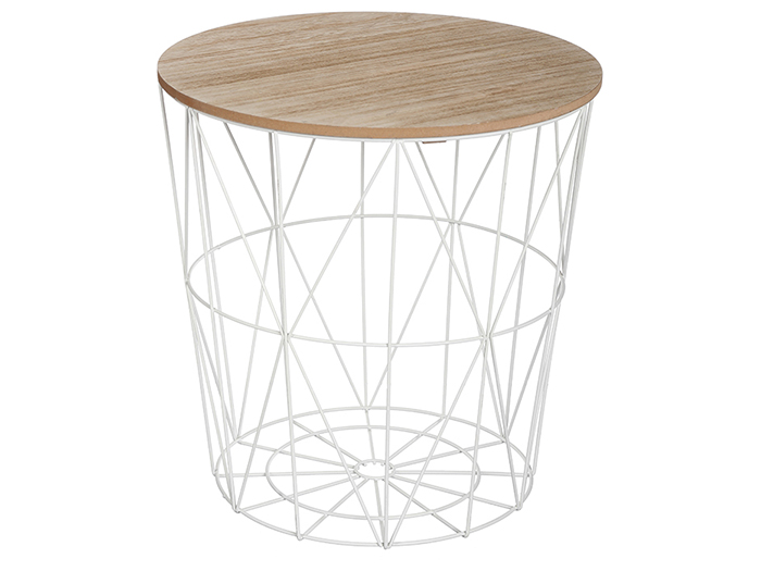 atmosphera-kumi-metal-cage-side-table-white-41-x-40-cm