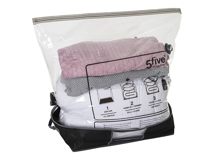 fabric-storage-bag-with-vacuum-sealing-bag-black