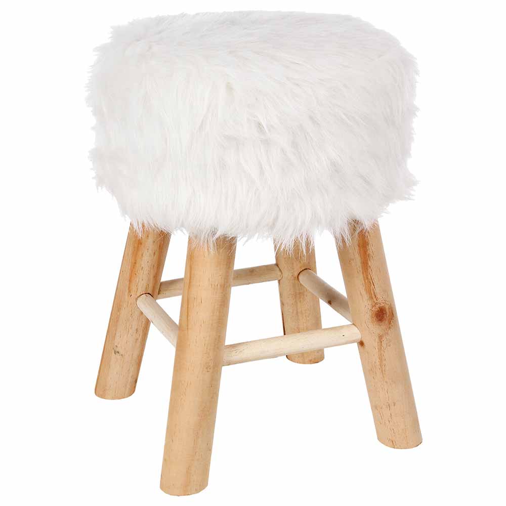 atmosphera-oslo-artificial-fur-side-stool-white-30cm-x-42cm