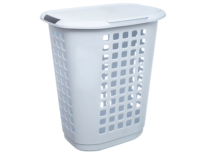 5five-perforated-plastic-laundry-basket-63l-in-white-53-5cm-x-39cm-x-60cm