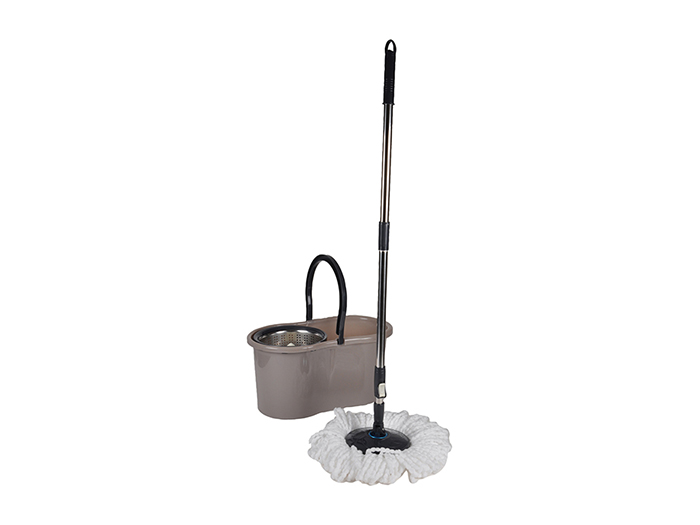 spinning-mop-and-bucket-set-in-grey-and-taupe-12-5l