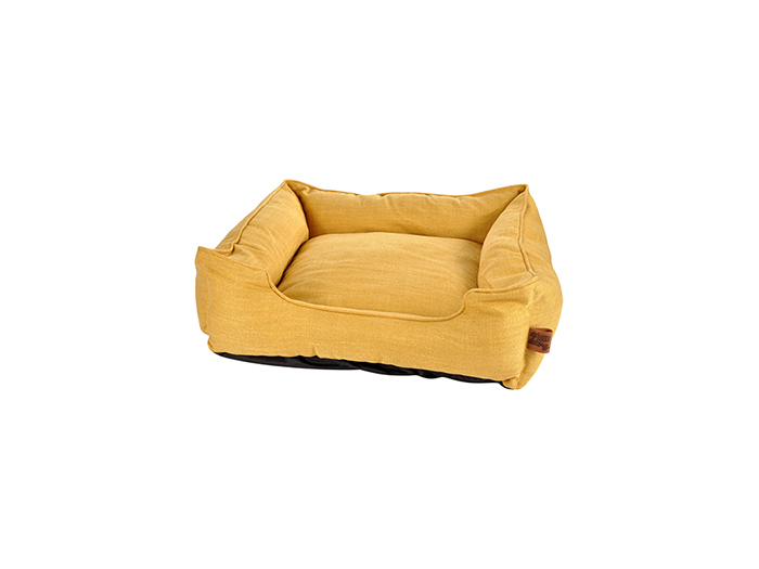 cozy-dog-bed-polyester-in-yellow-mustard-55cm-x-50cm-x-20cm