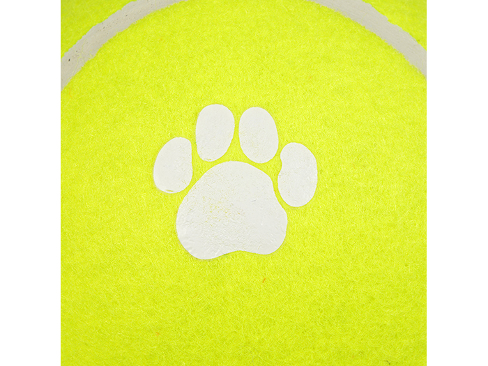 paw-design-dog-toy-tennis-ball-yellow-15cm